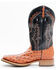 Double H Men's Cason Western Boots - Broad Square Toe, Brown, hi-res