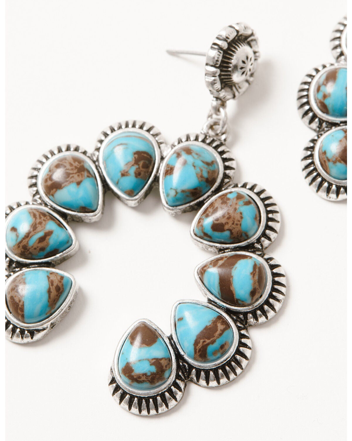 Image #2 - Idyllwind Women's Squash Blossom Earrings, Silver, hi-res