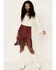 Image #1 - Shyanne Women's Embroidered Southwestern Fringe Mini Skirt, , hi-res