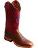 Image #1 - Twisted X Women's Hooey Diamond Stitch Cowgirl Boots - Square Toe, , hi-res