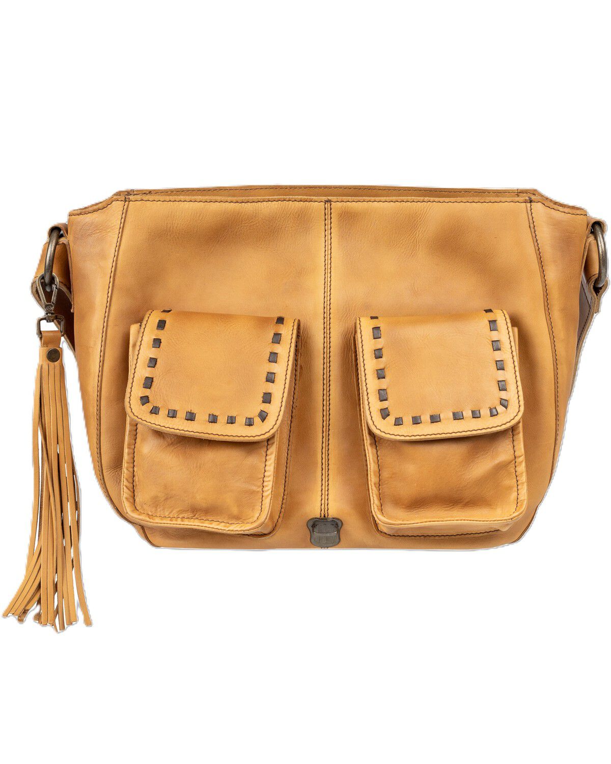 STS Ranchwear by Carroll Women's Bandera Saddle Hobo Bag, Caramel, hi-res