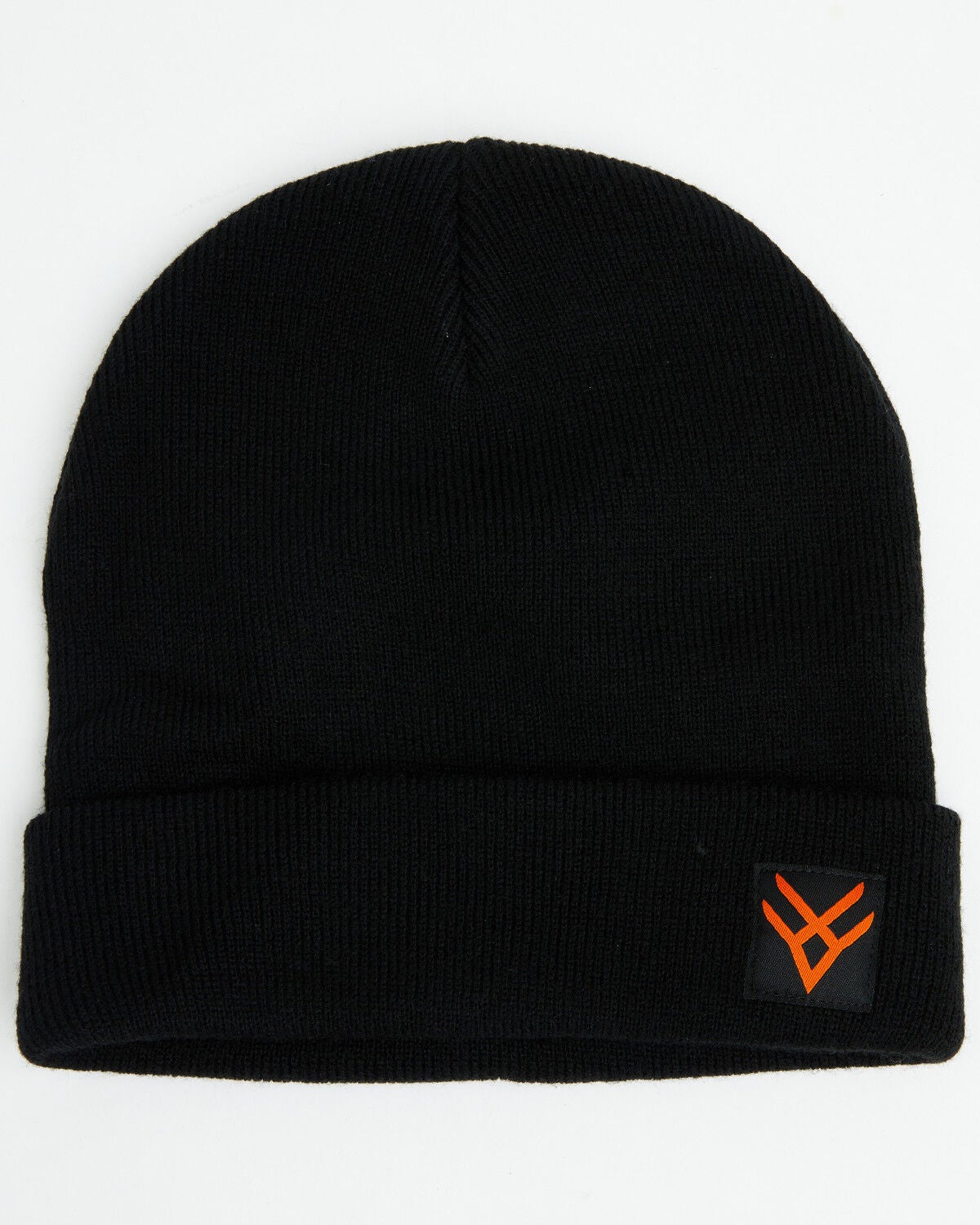 Image #2 - Hawx Men's Small Side Logo Beanie, Black, hi-res