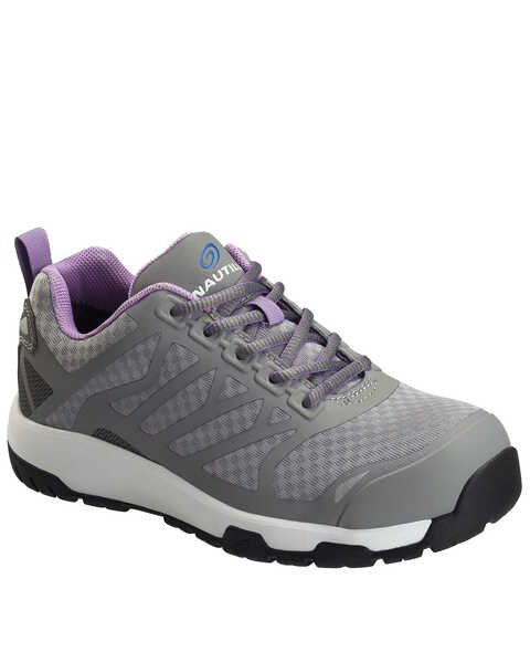 Nautilus Women's Gray Velocity Work Shoes - Composite Toe, Grey, hi-res