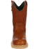 Georgia Boot Men's Wellington Barracuda Work Boots - Steel Toe, Brown, hi-res