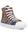 Image #1 - Dingo Women's Denim Western Stitched High-Top Sneakers, Blue, hi-res