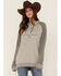 Image #1 - Kimes Ranch Women's Summer Love Sweatshirt Hooded Pullover, Grey, hi-res
