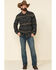 Image #2 - Rock & Roll Denim Men's Jacquard Southwestern Print Border Jacket, Grey, hi-res
