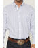 Image #3 - George Strait by Wrangler Stripe Print Long Sleeve Button-Down Stretch Western Shirt - Tall, White, hi-res