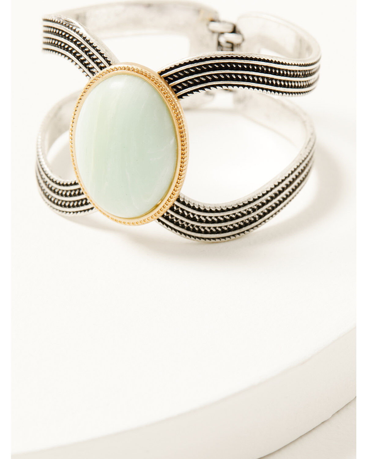 Image #2 - Shyanne Women's Luna Bella Turquoise Cuff Bracelet, Silver, hi-res