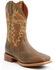Image #1 - Dan Post Men's Morris Western Boots - Broad Square Toe, Tan, hi-res