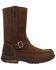 Image #2 - Georgia Men's 11" Athens Superlyte Waterproof Wellington Pull-On Work Boots - Soft Toe, Brown, hi-res
