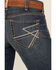Image #2 - Ariat Women's Sonia Dark Wash Mid Rise Bootcut Stretch Denim Jeans, Dark Wash, hi-res