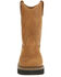 Georgia Kid's Wild West Work Wellington Boots, Brown, hi-res