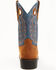 RANK 45 Men's Warrior Xero Gravity Western Performance Boots - Broad Square Toe, Blue, hi-res