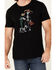 Moonshine Spirit Men's Dog Bones Graphic Short Sleeve T-Shirt , Black, hi-res