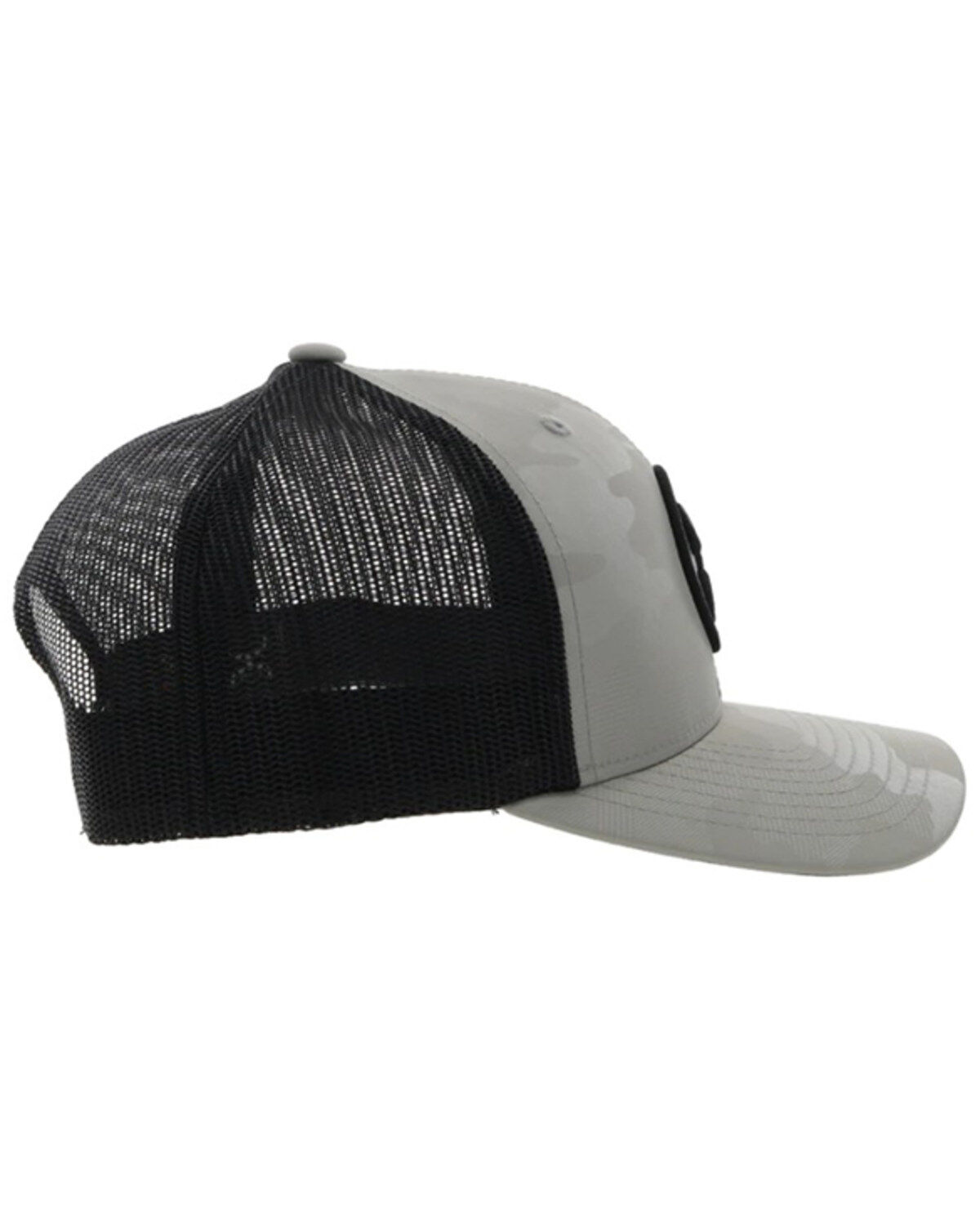 Image #5 - Hooey Men's Classic Embroidered Logo Trucker Cap, Grey, hi-res