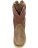 Image #6 - Lucchese Men's Comanche Western Boots - Round Toe, Brown, hi-res