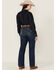 Image #3 - Ariat Women's Mid Rise Miriam Bootcut Irvine Jeans - Plus, Dark Wash, hi-res