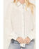 Idyllwind Women's Judson Blanket Stitch Textured Button Down Woven Shirt, White, hi-res