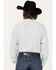 Cinch Men's Stretch Multi Stripe Long Sleeve Button Down Western Shirt , White, hi-res