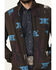 Image #3 - RANK 45® Men's Southwestern Print Softshell Jacket - Big, Chocolate, hi-res