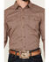 Image #3 - Cody James Men's Ramon Plaid Print Long Sleeve Snap Western Shirt, Brown, hi-res