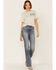 Image #4 - Cherished Girl Women's Country Born & Heaven Bound Graphic Short Sleeve Tee, Cream, hi-res