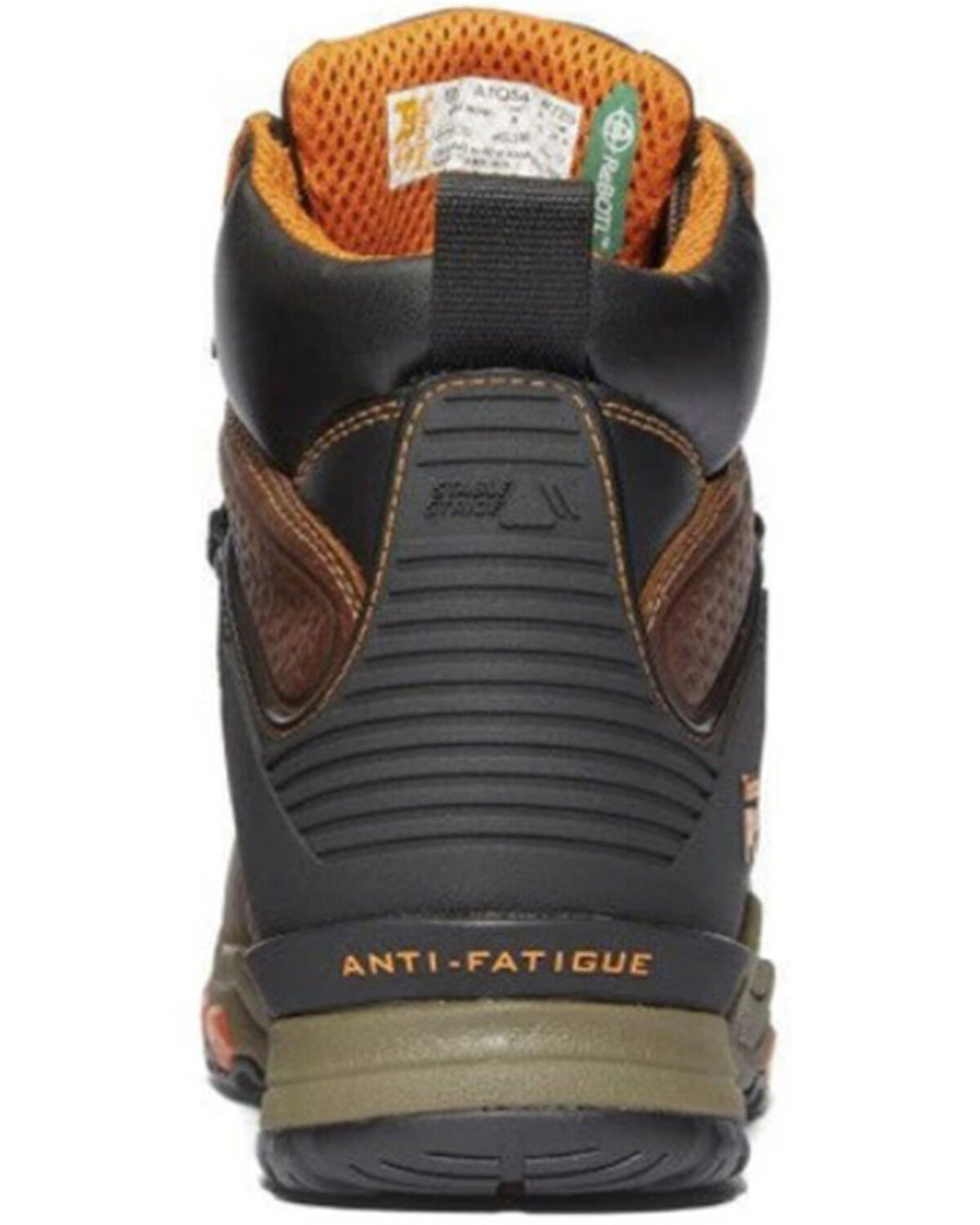Image #4 - Timberland PRO Men's Hypercharge 6" Waterproof Work Boots - Composite Toe, Brown, hi-res