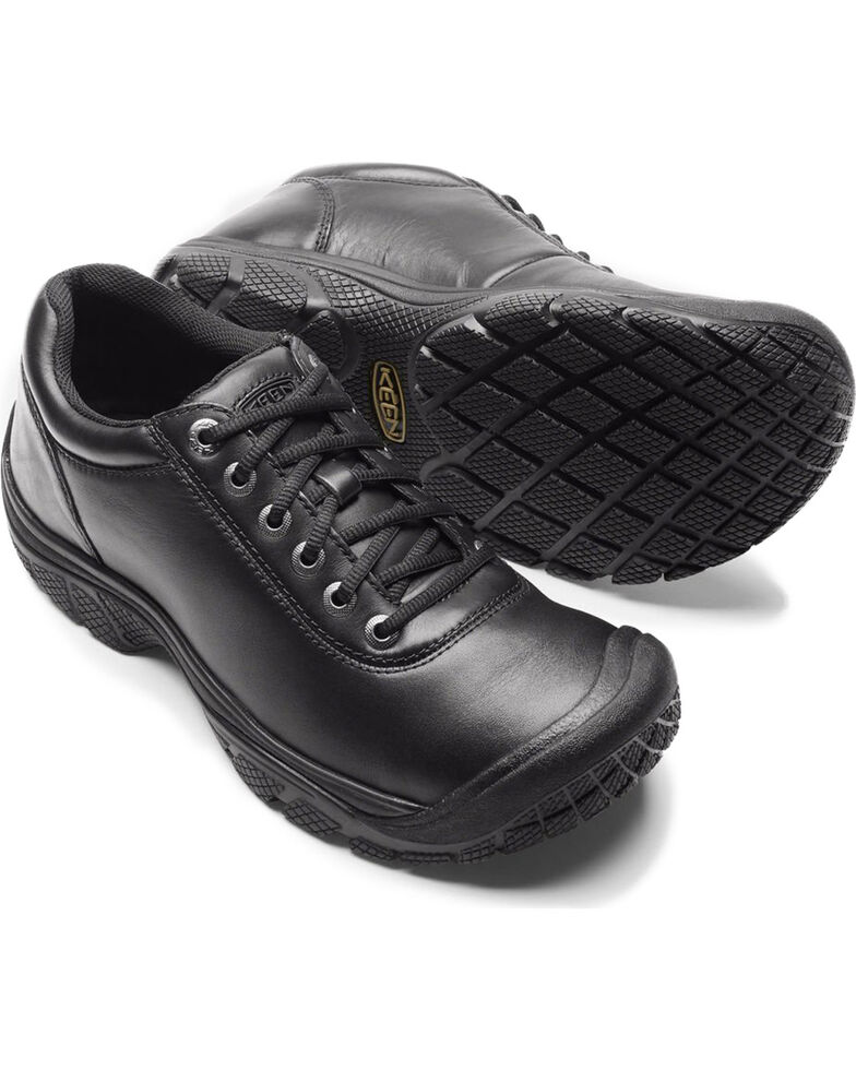 Keen Men's Black PTC Waterproof Work Oxford Shoes | Boot Barn