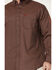 Image #3 - Ariat Men's FR Adirondack Geo Print Long Sleeve Button-Down Western Work Shirt, Red, hi-res
