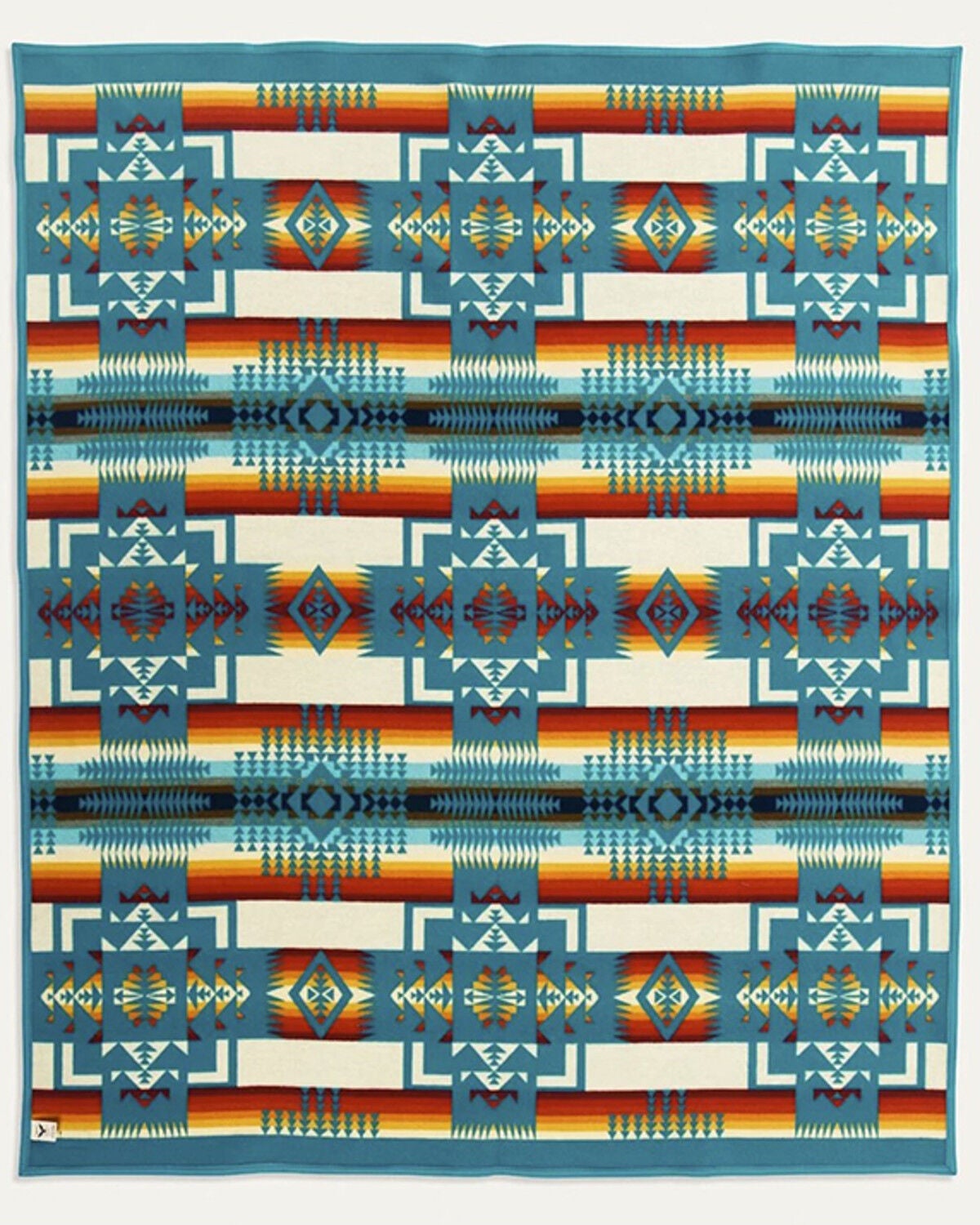 Image #1 - Pendleton Chief Joseph Blanket, Turquoise, hi-res