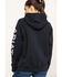 Ariat Women's FR Primo Fleece Logo Hooded Sweatshirt, Black, hi-res