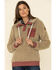 Image #1 - Wanakome Women's Fay Snap Neck Sherpa Hooded Pullover, Tan, hi-res