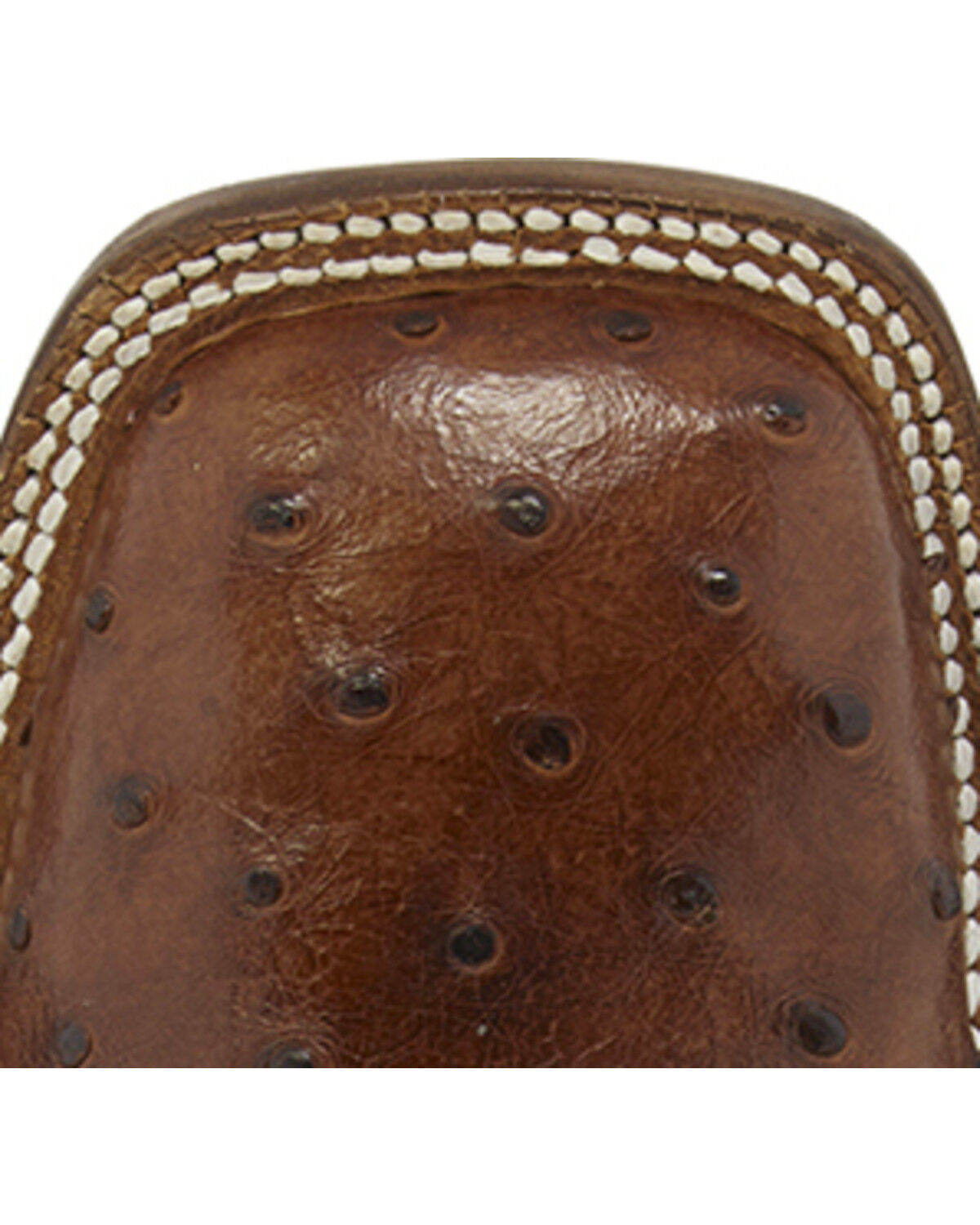 Image #5 - Tony Lama Men's Brown/Blue Full Quill Ostrich Cowboy Boots - Square Toe, , hi-res