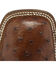 Image #5 - Tony Lama Men's Brown/Blue Full Quill Ostrich Cowboy Boots - Square Toe, , hi-res