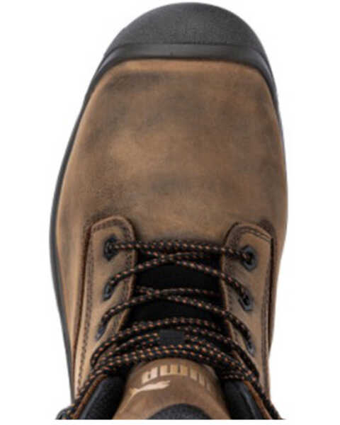 Image #4 - Puma Safety Men's 6" Granite Waterproof Met Guard Work Boots - Composite Toe , Brown, hi-res