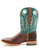 Image #3 - Cody James Men's Union Ocean Western Boots - Broad Square Toe, Green, hi-res