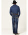 Rock 47 By Wrangler Men's Prichett Dark Wash Stretch Slim Straight Jeans , Dark Wash, hi-res