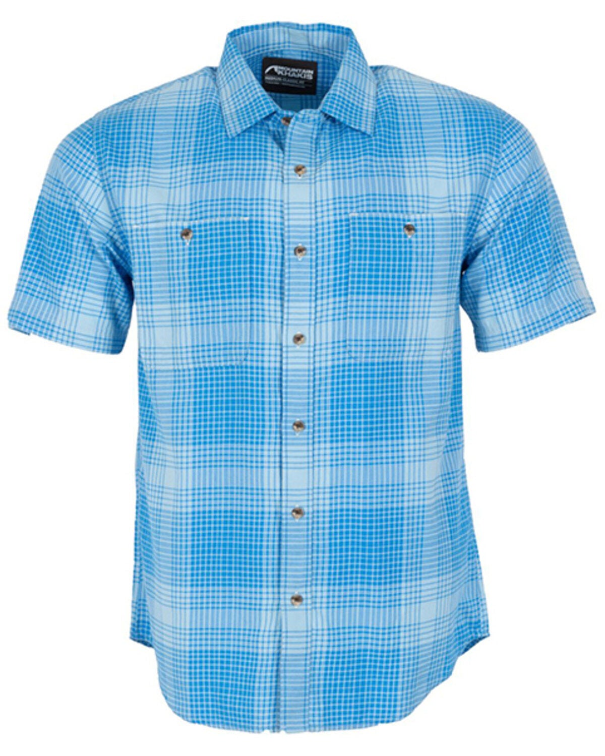 Mountain Khakis Men's Nebo Short Sleeve Woven Shirt, Blue, hi-res