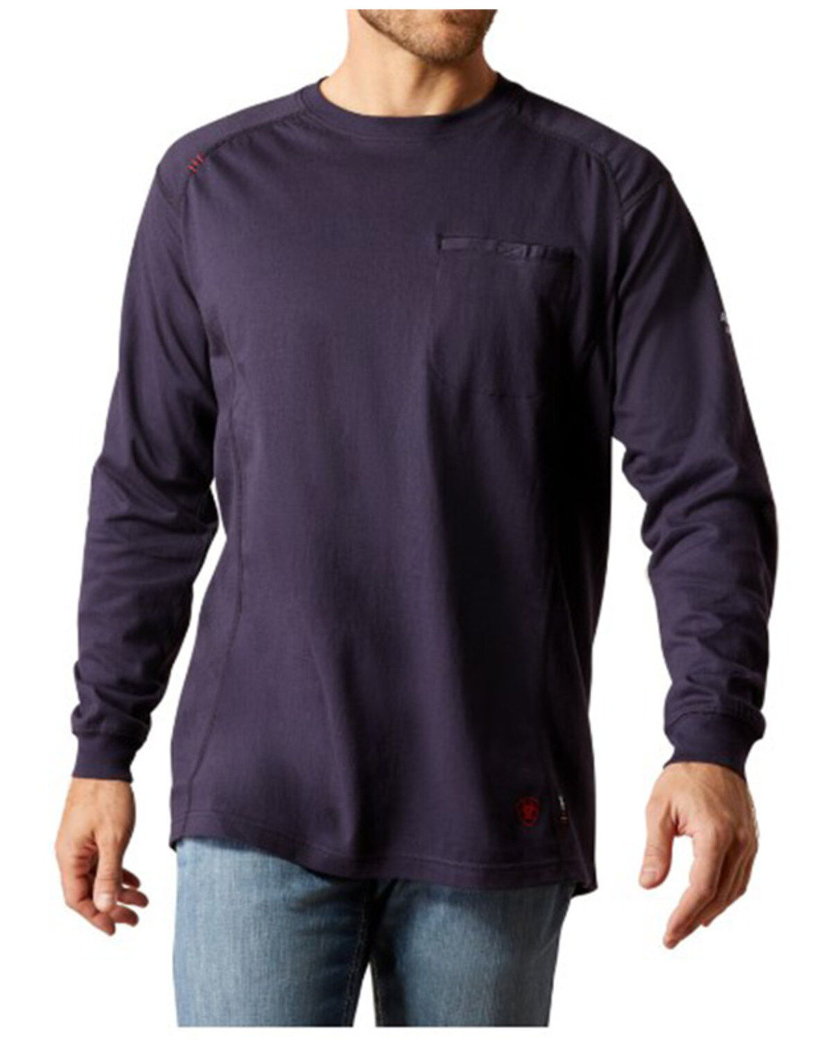 Product Name:  Ariat Men's FR Air True Grit Long Sleeve Work T-Shirt