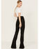 Image #3 - Show Me Your Mumu Women's Nashville Pull-On Faux Leather Flare Pants, , hi-res