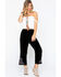 Image #6 - Johnny Was Women's Hirsch Velvet Embroidered Crop Pants , , hi-res
