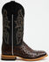 Image #2 - Horse Power Men's Ostrich Print Western Boots - Broad Square Toe, Brown, hi-res