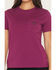Image #3 - Carhartt Women's Relaxed Fit Lightweight Short Sleeve Pocket Tee, Maroon, hi-res