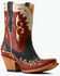 Image #1 - Ariat Women's Juanita Western Booties - Snip Toe, Red, hi-res