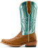 Image #2 - Ariat Women's Futurity Revival Exotic Ostrich Western Boots - Square Toe, Tan, hi-res