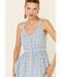 Image #4 - Stetson Women's Embroidered Button Front Midi Dress, Blue, hi-res