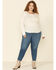 Image #1 - Levi's Women's Moleskin High Rise Wedgie Skinny Jeans - Plus, Blue, hi-res