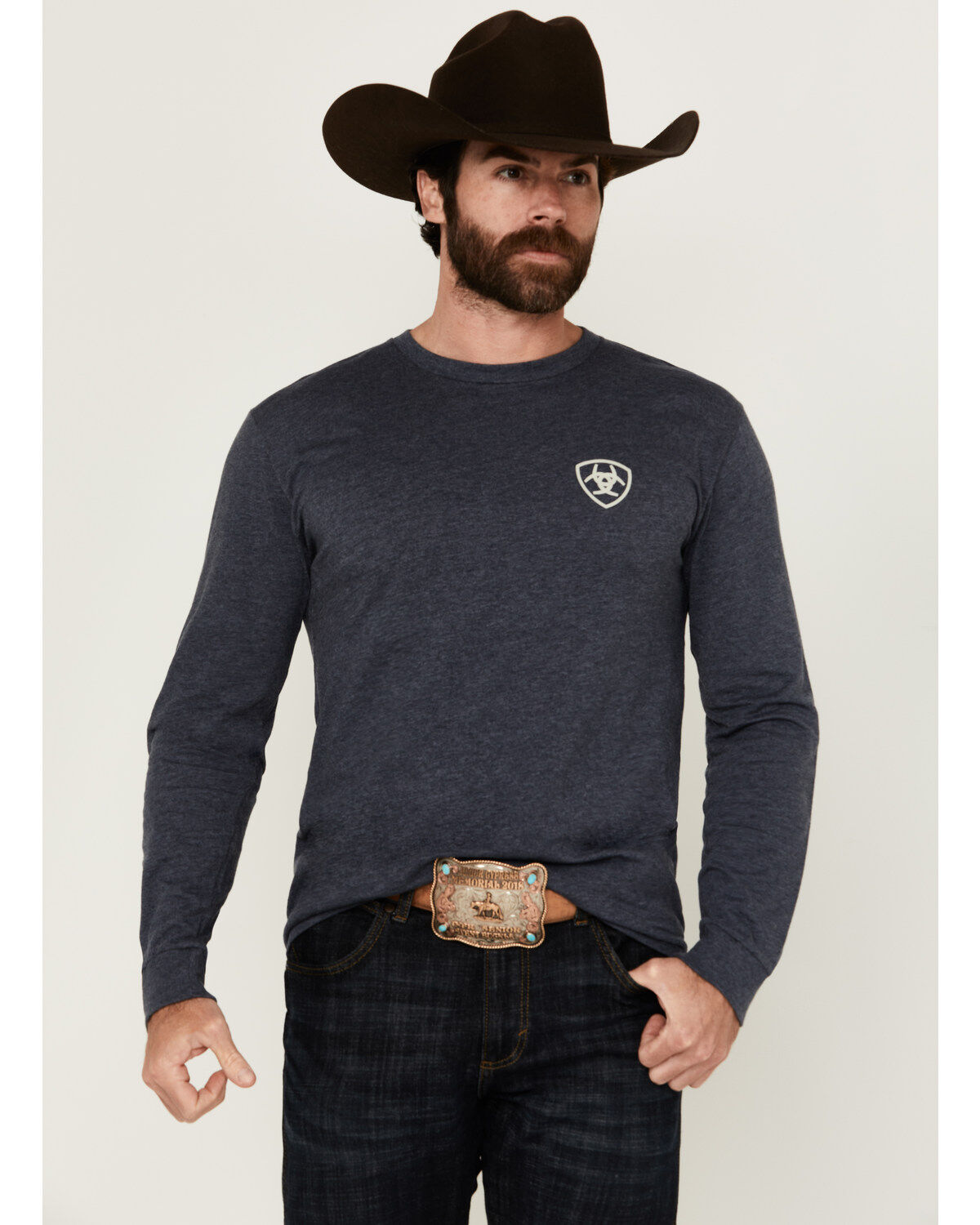 Product Name:  Ariat Men's Saltillo Lockup Long Sleeve Graphic Shirt