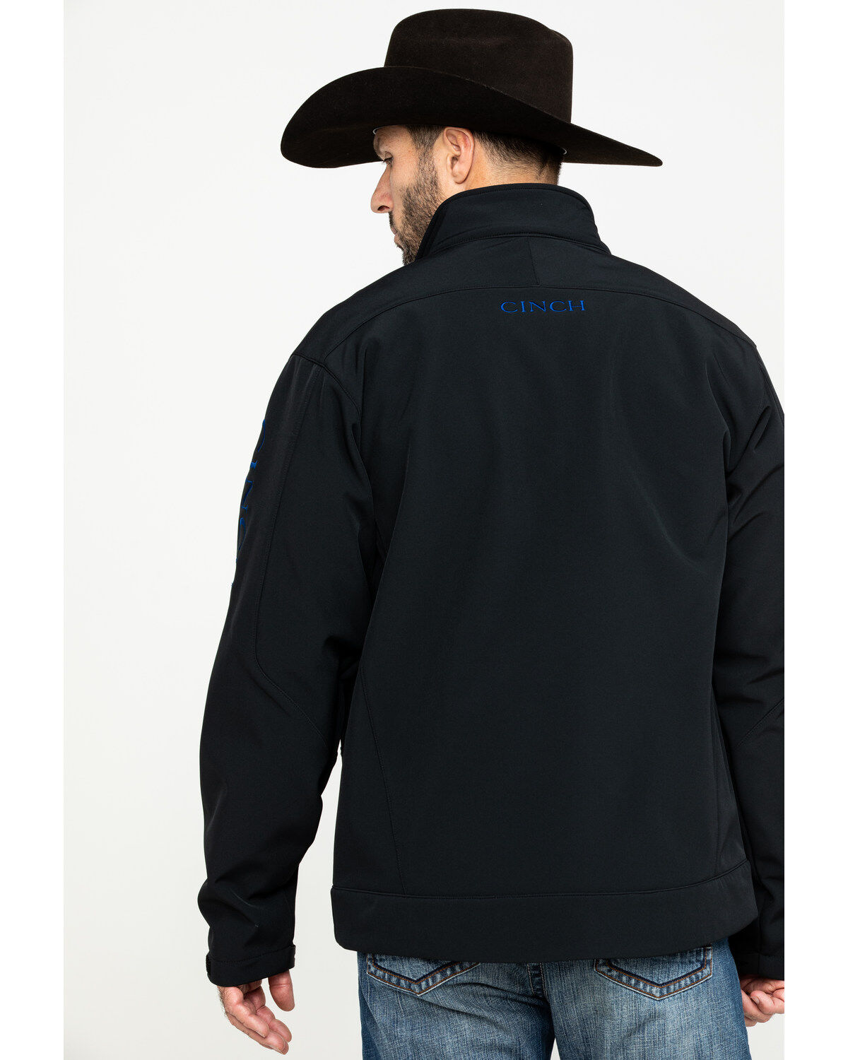 Image #2 - Cinch Men's Solid Softshell Bonded Jacket - Big , , hi-res
